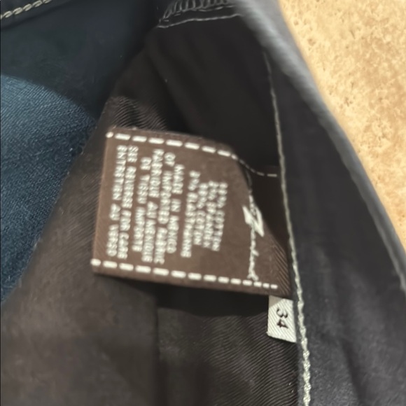 Seven For All Mankind bootcut Dark Blue Jeans with Embroidered Pockets 34 - Picture 10 of 13